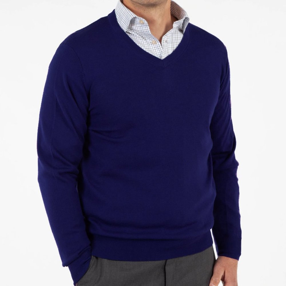 Joe Fresh Wool Blend V-Neck Long Sleeve Sweater